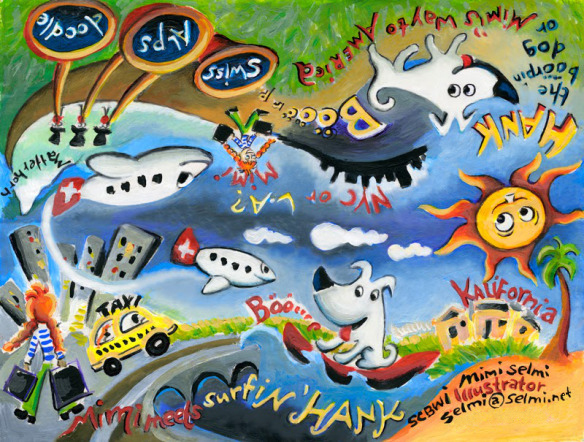 Illustration by Miriam Selmi Reed - member SCBWI - all rights reserved